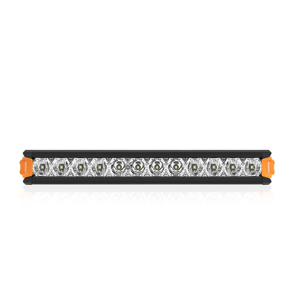 LIGHTFOX 14inch Osram LED Light Bar Super Slim Single Row Spot Flood Beam Offroad