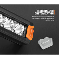 LIGHTFOX 14inch Osram LED Light Bar Super Slim Single Row Spot Flood Beam Offroad