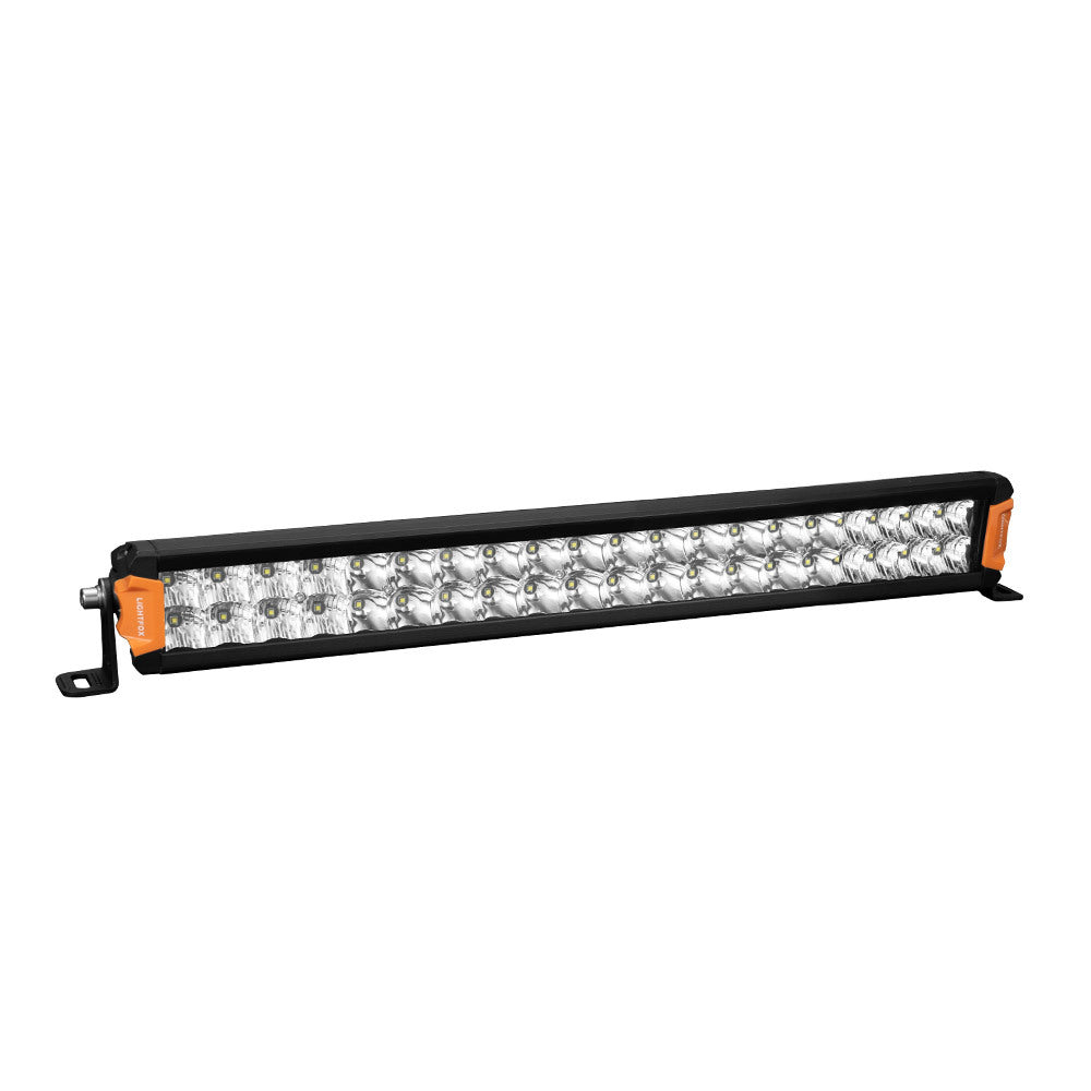 LIGHTFOX 20inch Osram LED Light Bar Slim Dual Rows Combo Driving Lamp Offroad 4x4