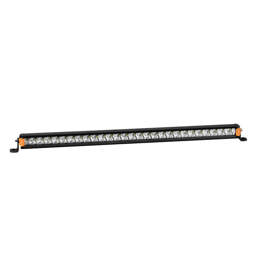 LIGHTFOX 28inch Osram LED Light Bar Super Slim Single Row Spot Flood Beam Offroad