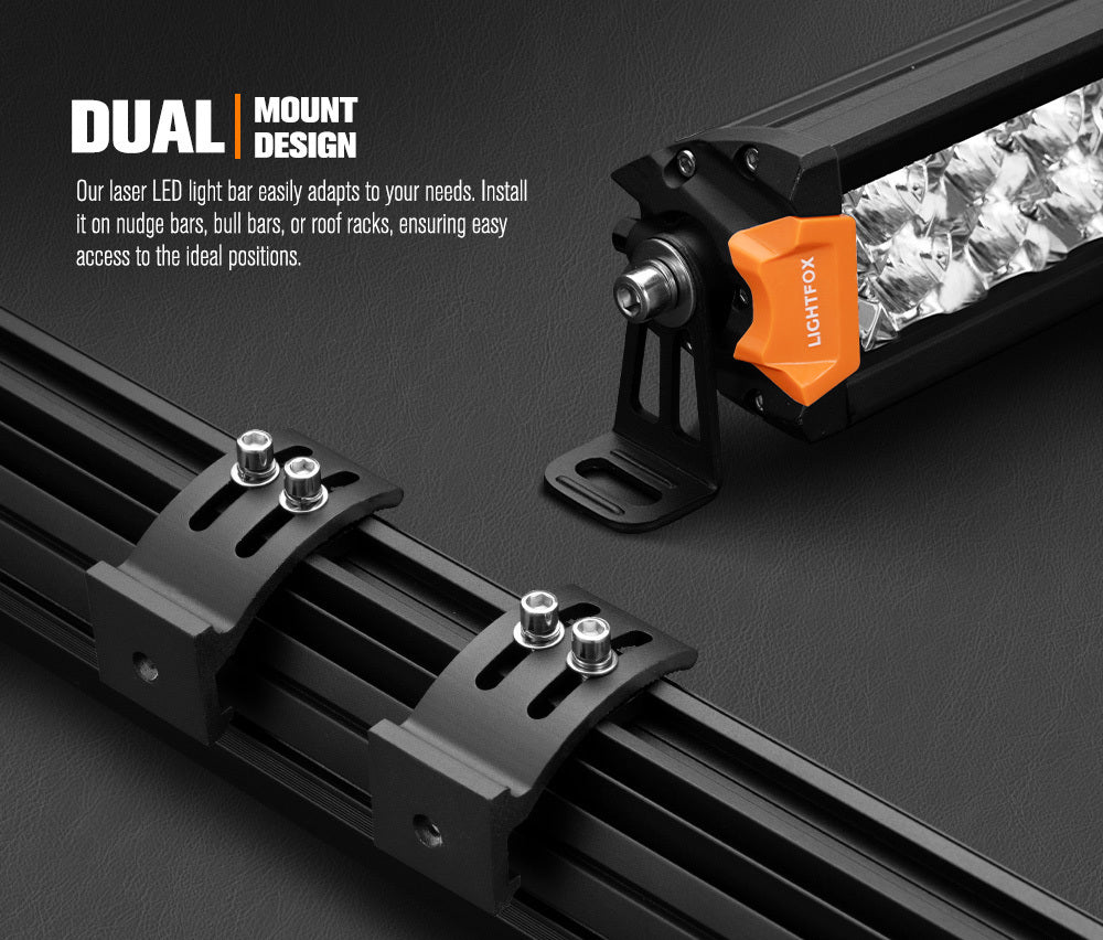 Lightfox 22inch Rigel Osram Laser LED Light Bar Dual Rows Combo Driving Lamp