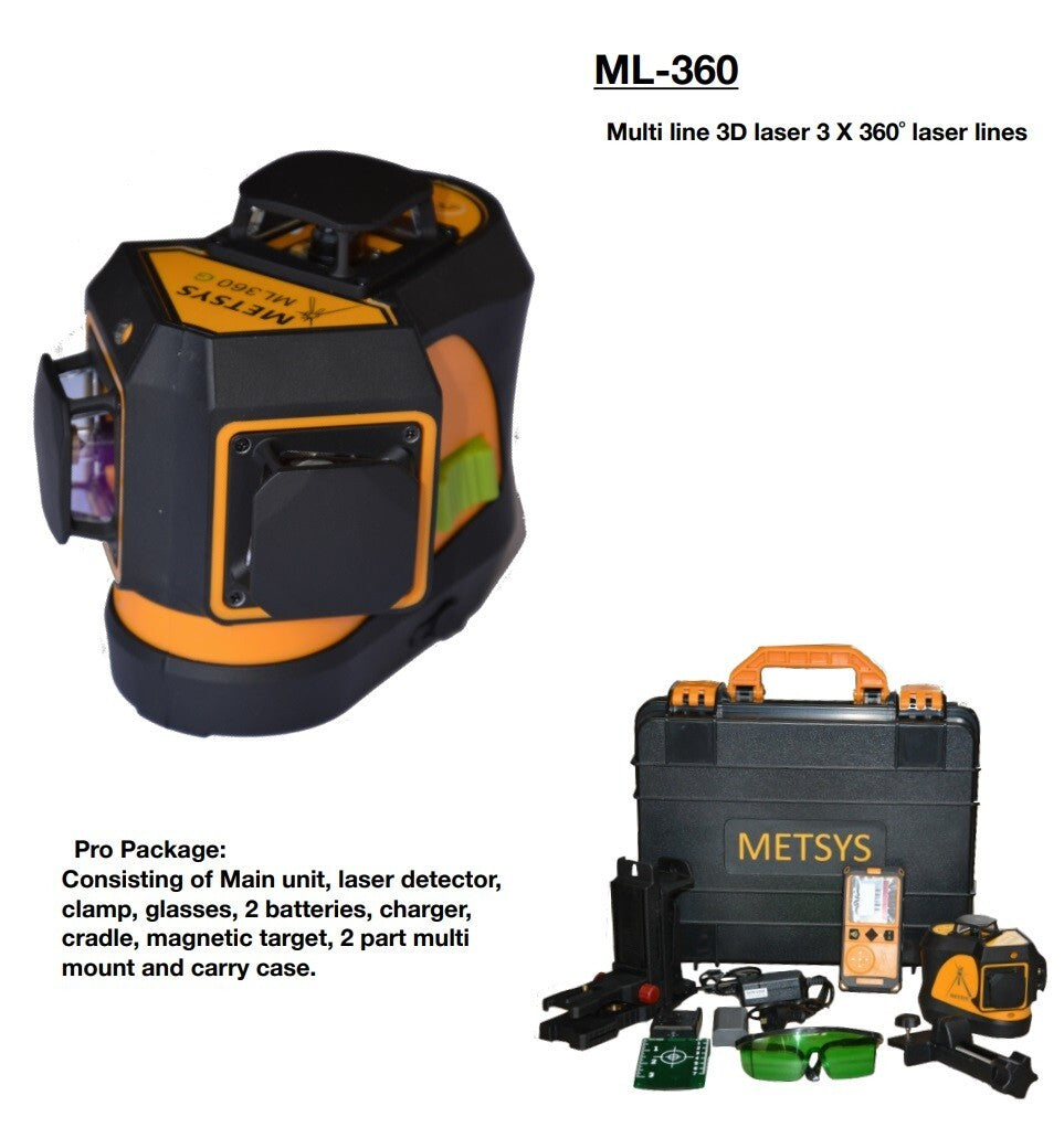 Metsys ML360 Multiline Laser Red Beam
