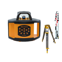 Metsys rotating self level construction laser horizontal and vertical with tripod and 5m staff