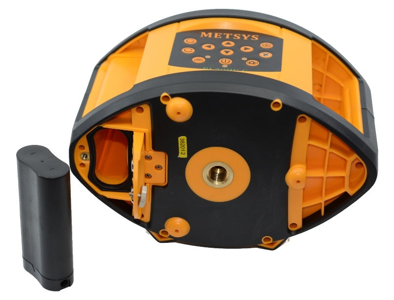 Metsys rotating self level construction laser horizontal and vertical green beam