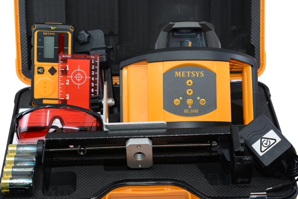 Metsys rotating self level construction laser horizontal