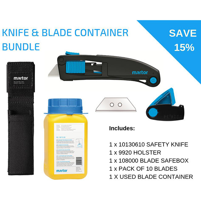 Martor Secupro Maxisafe Retractable Blade Safety Knife #10130610