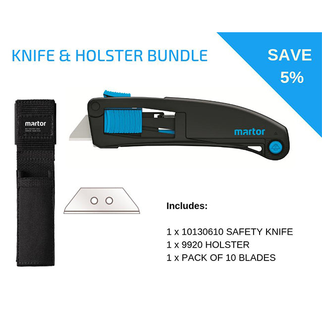 Martor Secupro Maxisafe Retractable Blade Safety Knife #10130610