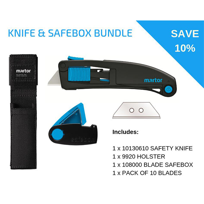 Martor Secupro Maxisafe Retractable Blade Safety Knife #10130610