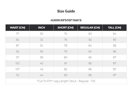 Mak Wear M2011N Ripstop Pants