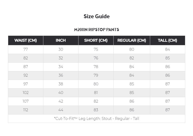 Mak Wear M2011N Ripstop Pants