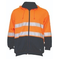 KM Workwear Zip-Through Fleece Hoodie with Tape