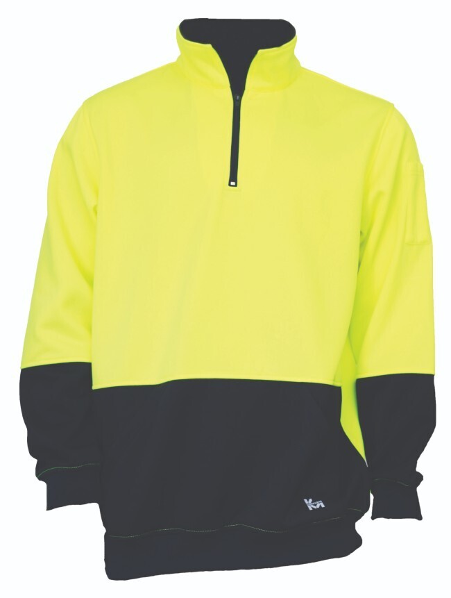 KM Workwear 1/4 Zip Fleecey Jumper