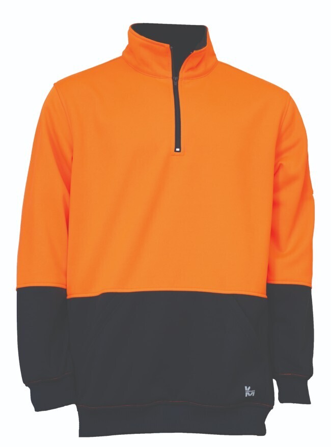 KM Workwear 1/4 Zip Fleecey Jumper