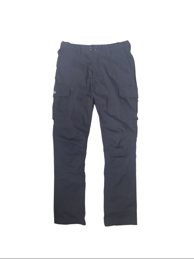 KM Workwear Cotton Drill Cargo Pants Navy