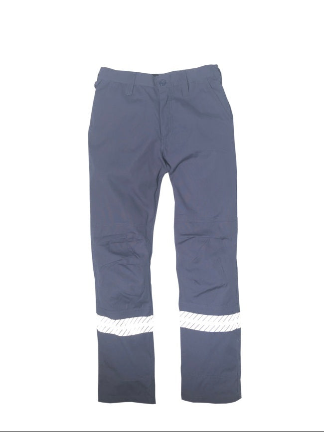 KM Workwear Taped Cotton Drill Pants Navy