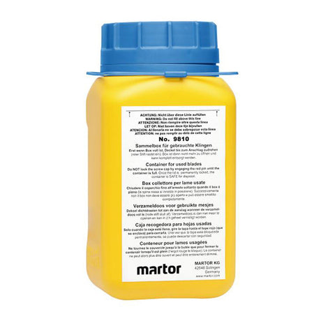 Martor Used Replacement Safety Knife Blade Container #9810