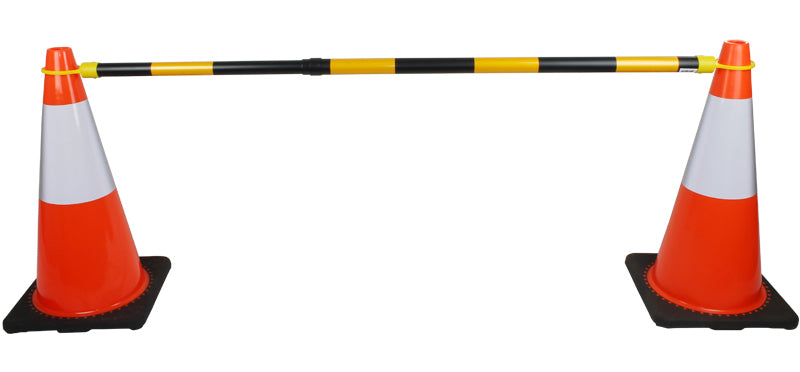 Retractable ABS Cone Bar Yellow/Black