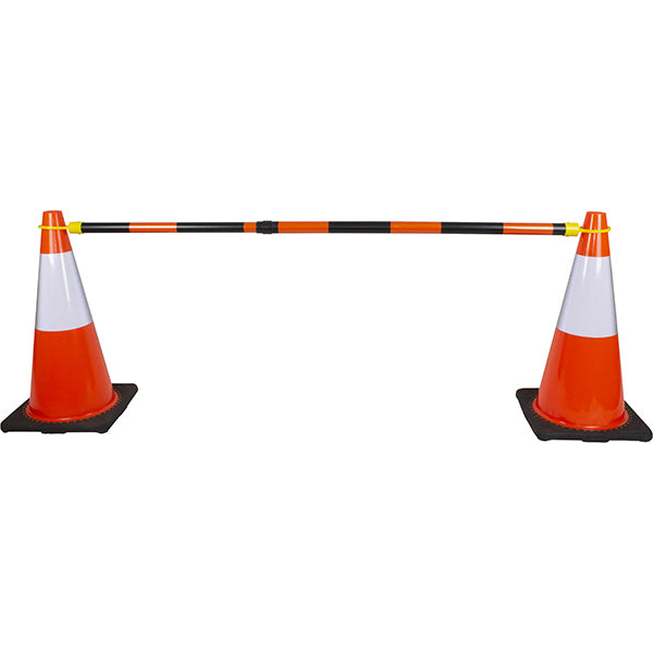 Retractable ABS Cone Bar Orange/Black