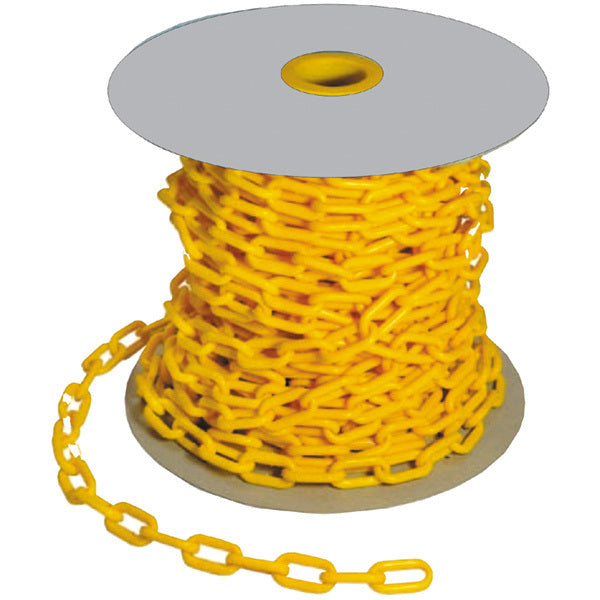 Yellow Safety Chain 40m Roll