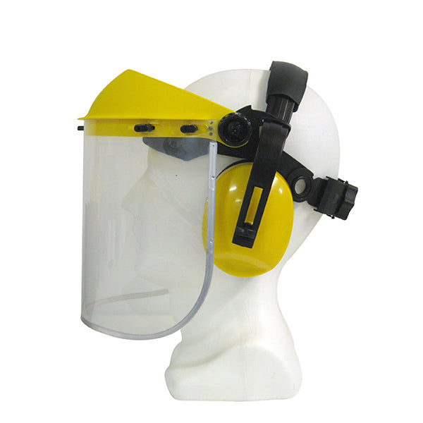 Maxisafe Clear Faceshield & Earmuff Assembly