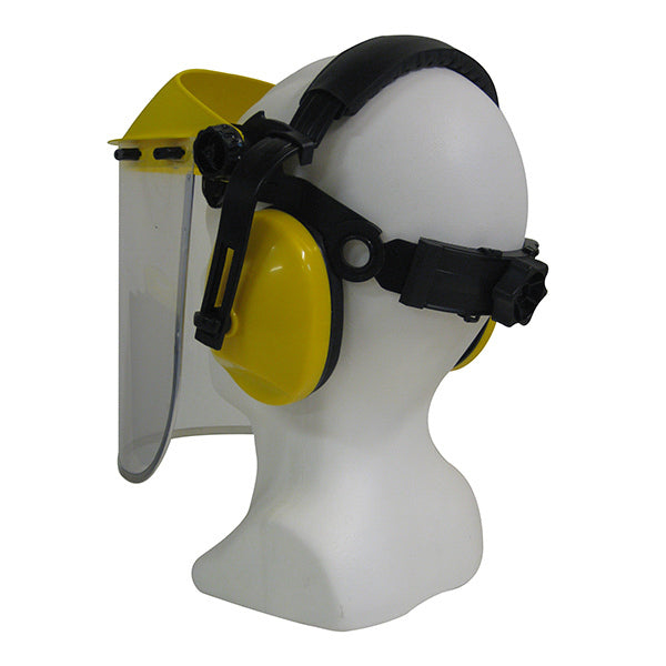 Maxisafe Clear Faceshield & Earmuff Assembly