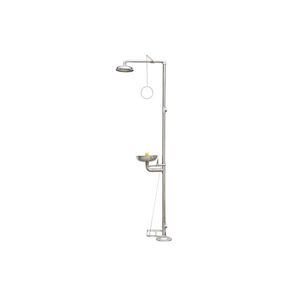 Stainless Steel Safety Shower & Eyewash