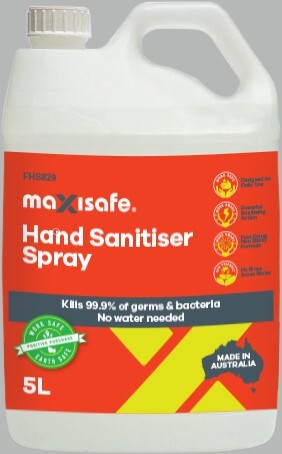 Hand Sanitiser Spray 5 ltr bottle