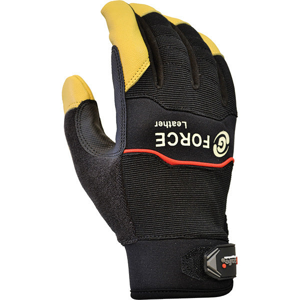 G-Force Mechanics Glove with Leather Palm 2XLarge