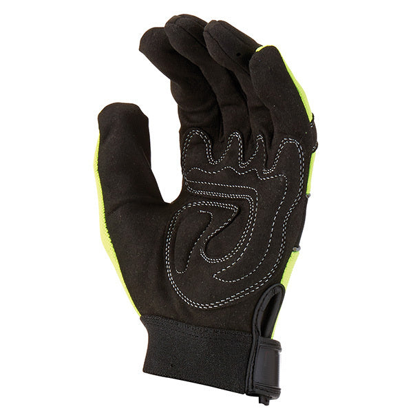 G-Force Hi-Vis Mechanics Glove full finger