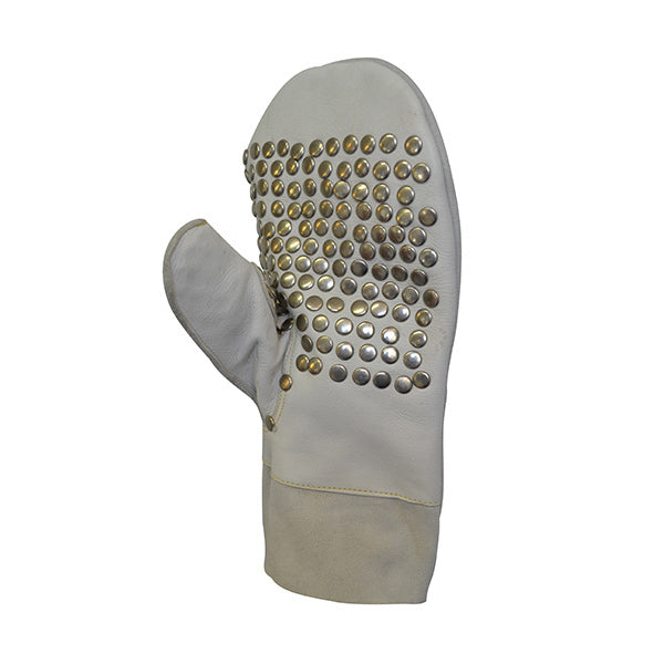 Maxisafe Studded Leather Plumbers Glove left hand Retail Carded