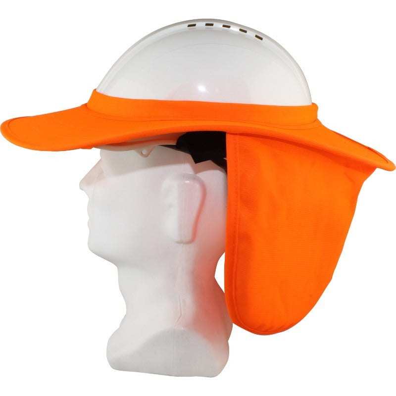 Maxisafe Hard Hat Brim with Neck Flap