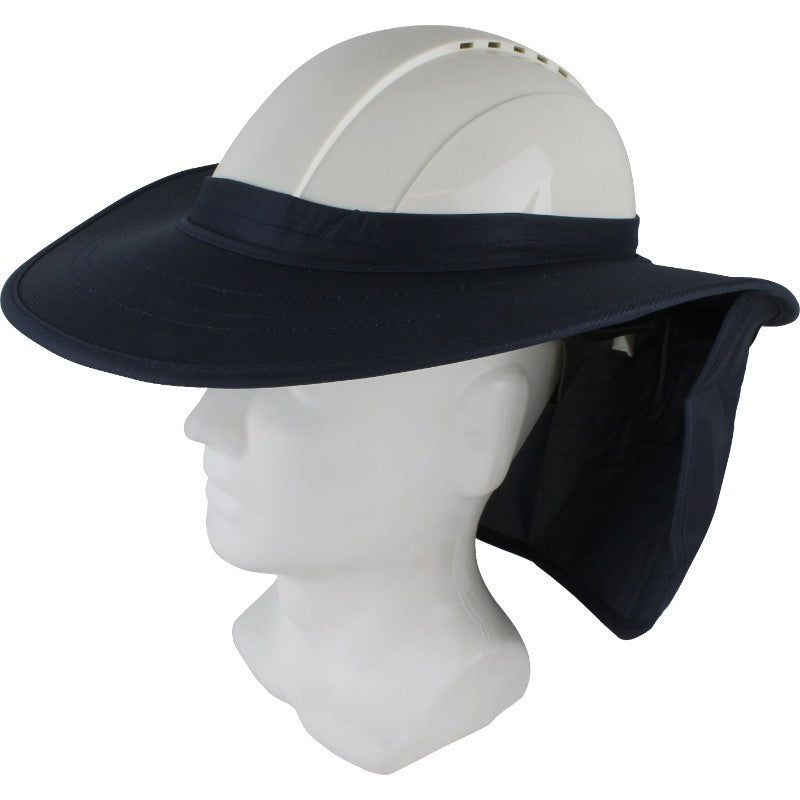 Maxisafe Hard Hat Brim with Neck Flap