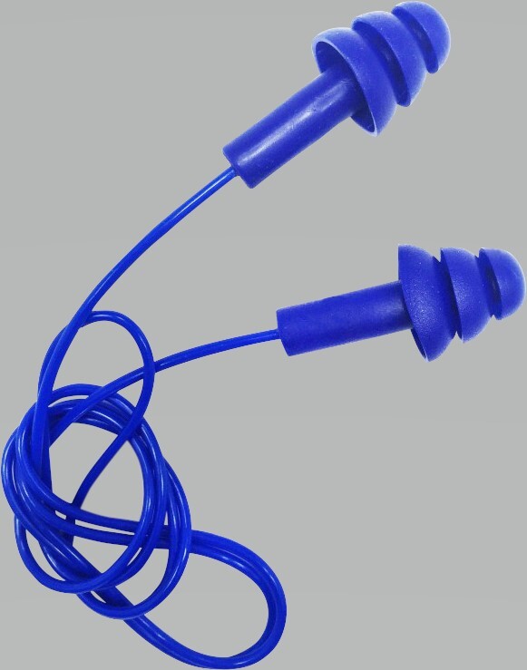 MaxiPlug Reusable & Detectable Corded Earplug 24dB Class 4 Box of 100 pairs