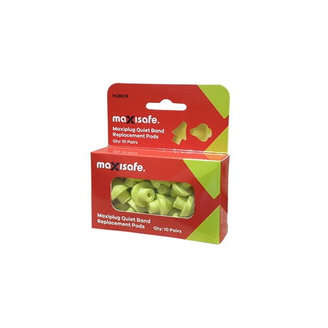 MaxiPlug Quiet Band Replacement Pods Box 10 pairs