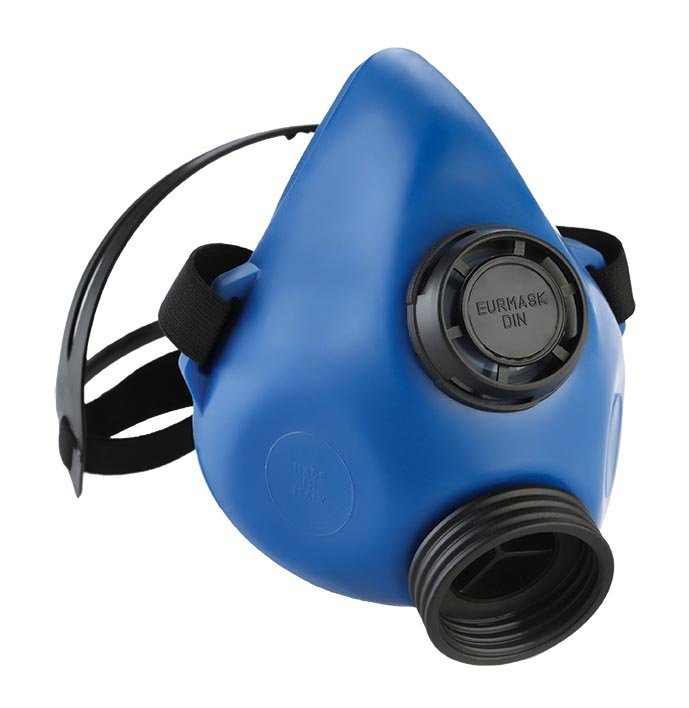 Maxisafe CA-5 Half-Mask TPE Respirator with DIN Thread, Single Filter