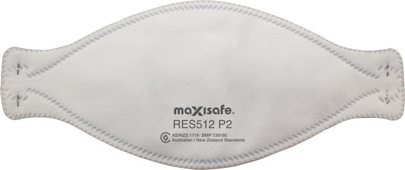 Maxisafe P2 3-Panel Flat Fold Respirator (Box of 20)