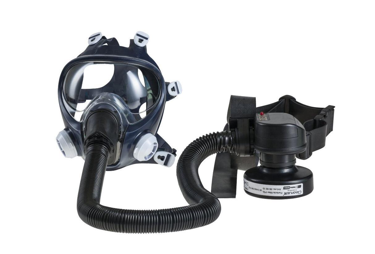 CleanAir Asbest PAPR with Full Face Mask Hose & Belt Includes: RCF02 Facemask Li-ion Battery Comfort Belt Flex hose and fittings & Recharger