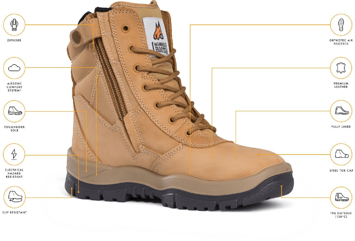 Mongrel Boots High Leg Zipsider Boot