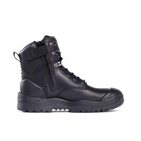Mongrel Boots High Leg Zipsider Boot W/ Scuff Cap