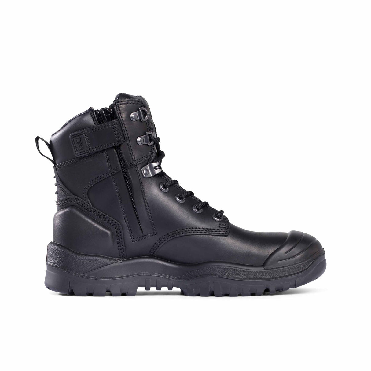 Mongrel Boots High Leg Zipsider Boot W/ Scuff Cap