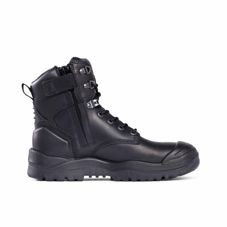Mongrel Boots High Leg Zipsider Boot W/ Scuff Cap