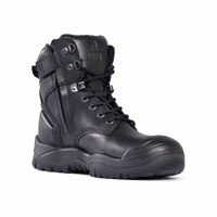 Mongrel Boots High Leg Zipsider Boot W/ Scuff Cap
