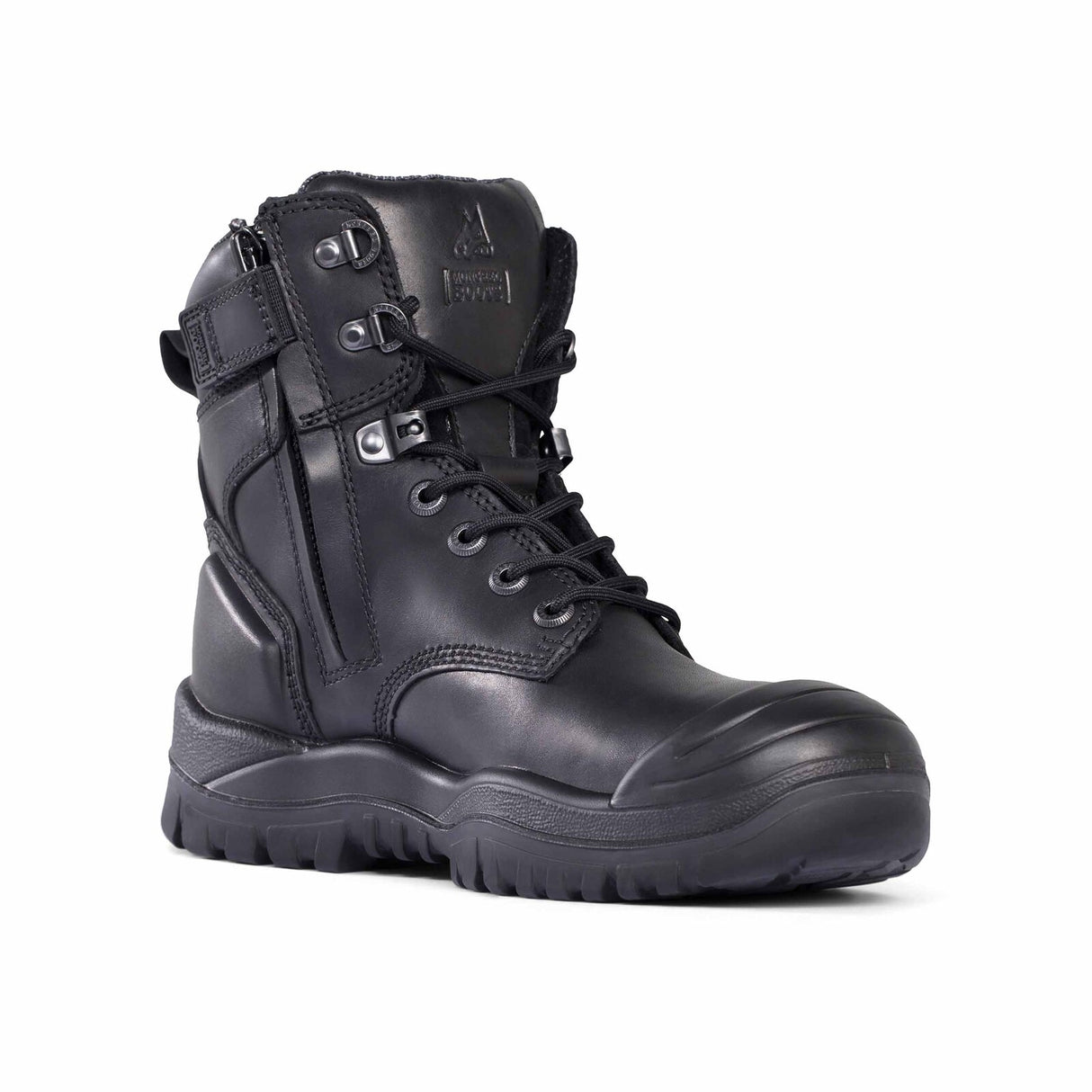 Mongrel Boots High Leg Zipsider Boot W/ Scuff Cap