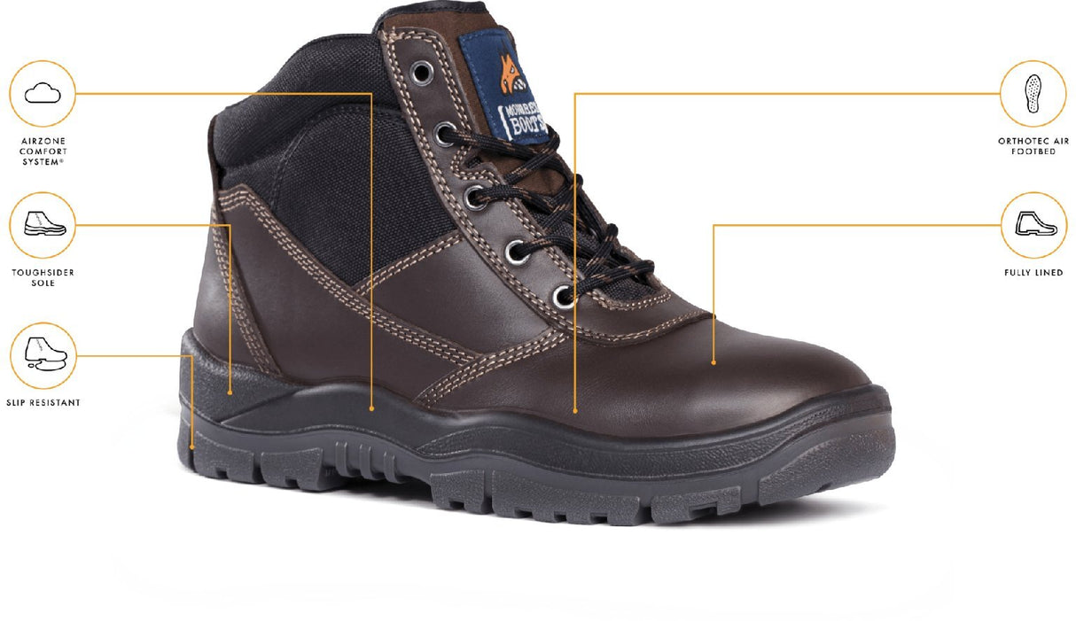 Mongrel Boots Non-Safety Lace Up Boot