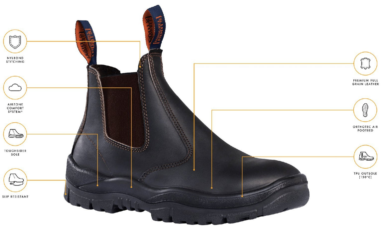 Mongrel Boots Non-Safety Premium Elastic Sided Boot