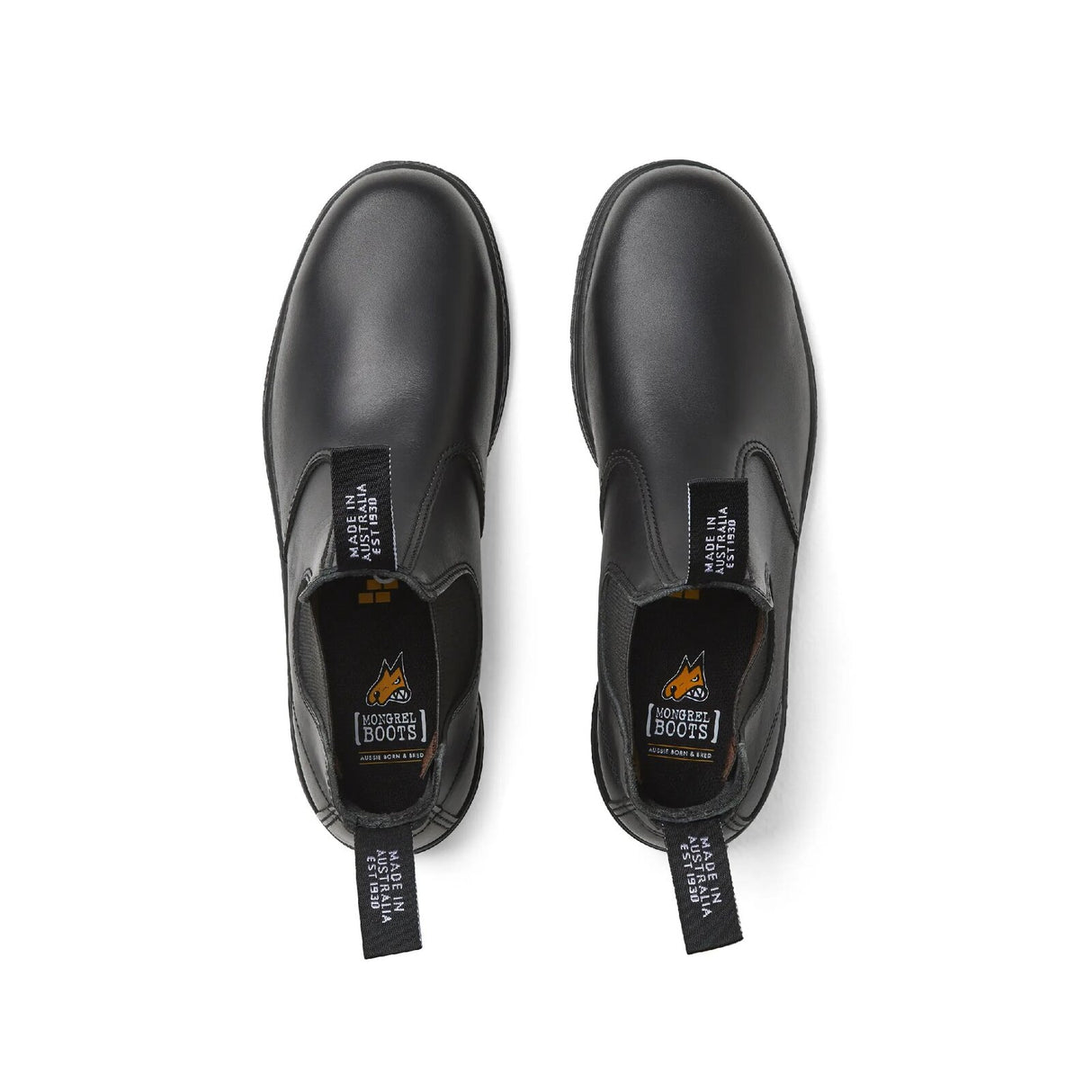 Mongrel Boots K9 Black Oil Kip Elastic Sided Boot