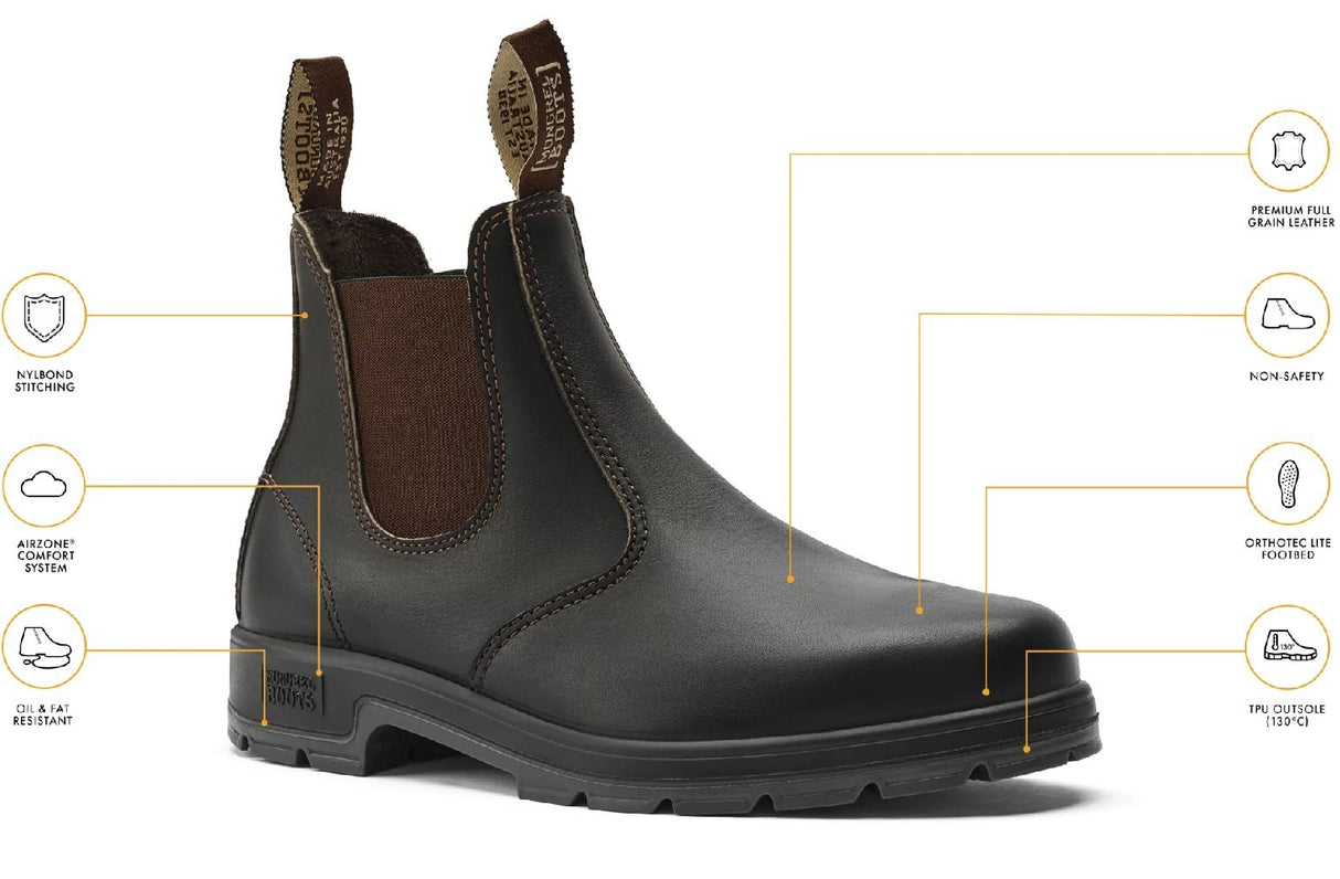 Mongrel Boots K9 Claret Oil Kip Elastic Sided Boot