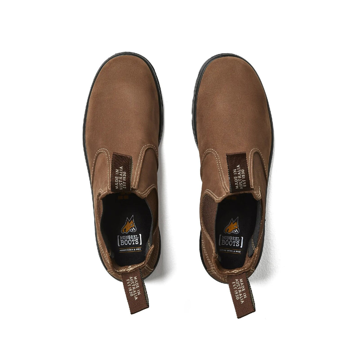 Mongrel Boots K9 Vintage Brown Elastic Sided Boot