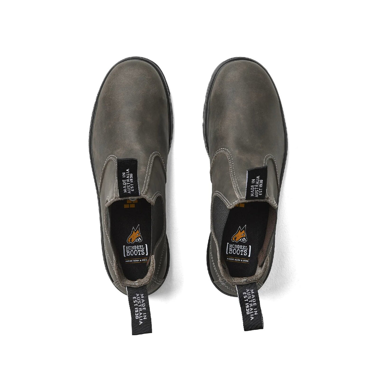 Mongrel Boots K9 Cloudy Grey Elastic Sided Boot