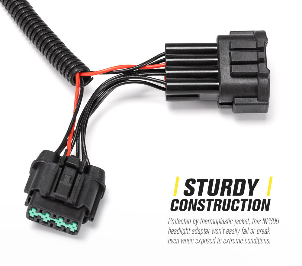 LIGHTFOX Wiring Harness Kit fit Nissan Navara NP300 Plug and Play